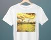 Landscape Under a Stormy Sky, Vincent Van Gogh, Unisex T-Shirt, Landscape T-Shirt, Art T-Shirt, Gift for Her, Gift for Him, Art Lover Gift