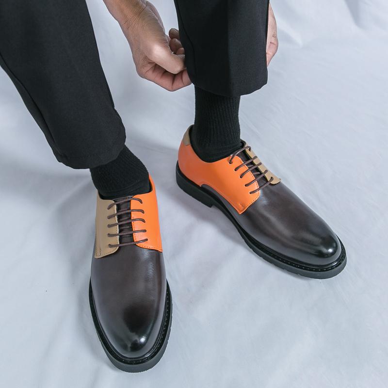 Men Oxfords Dress Brogues Derbys Formal Business Leather Shoes Tuxedo Wedding Shoes Plus Size