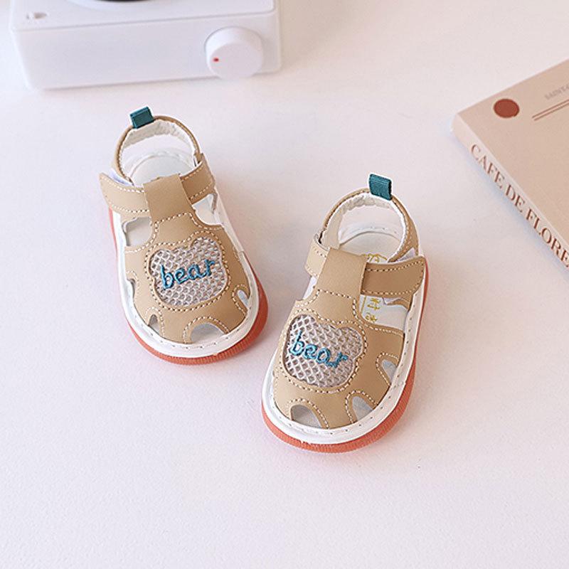 Baby Boys Girls Soft Sole Summer Shoes With Magic Tape For Toddler Walking And Play