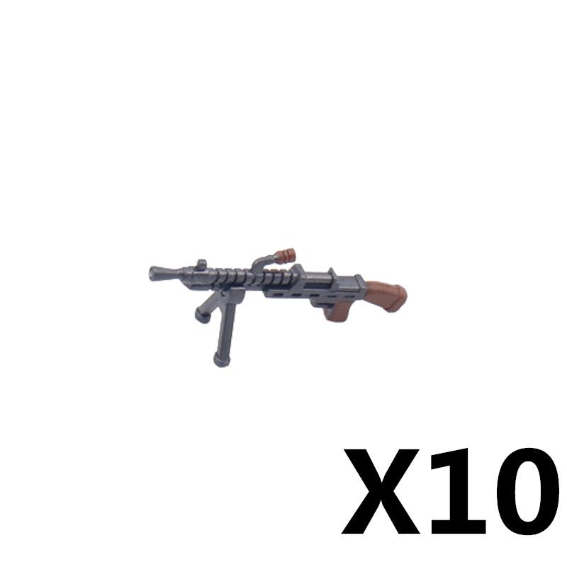 Military Soldier Figures Weapon Building Blocks Accessory Machine Guns Gatling Moxin Nagan Rocket Launcher Shield Toys Gift D124
