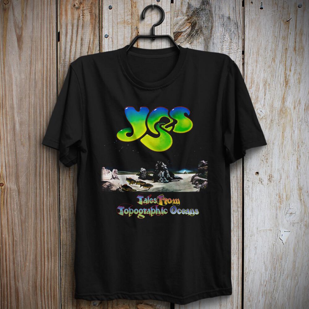 Yes - Tales From Topographic Oceans shirt Jon Anderson, Steve Howe, Chris Squire Unisex T-Shirt XXL