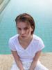 ETMON Cross Lace T-Shirt, White