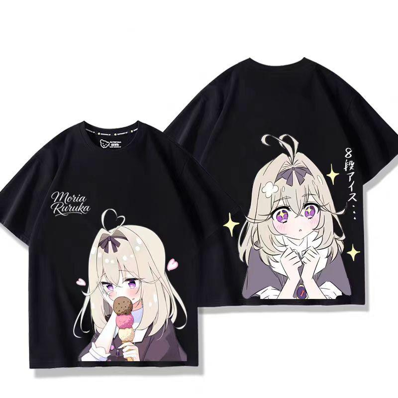 Anime Star Detective Precure  Cosplay Printed Short Sleeves TShirt Casual Tee Fashion Shirts In Summer Birthday Gifts