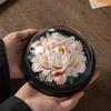 Ceramics Simulation Peony Flower Model decoration Handmade purely by hand Luxury Home Room Office Table decoration gift