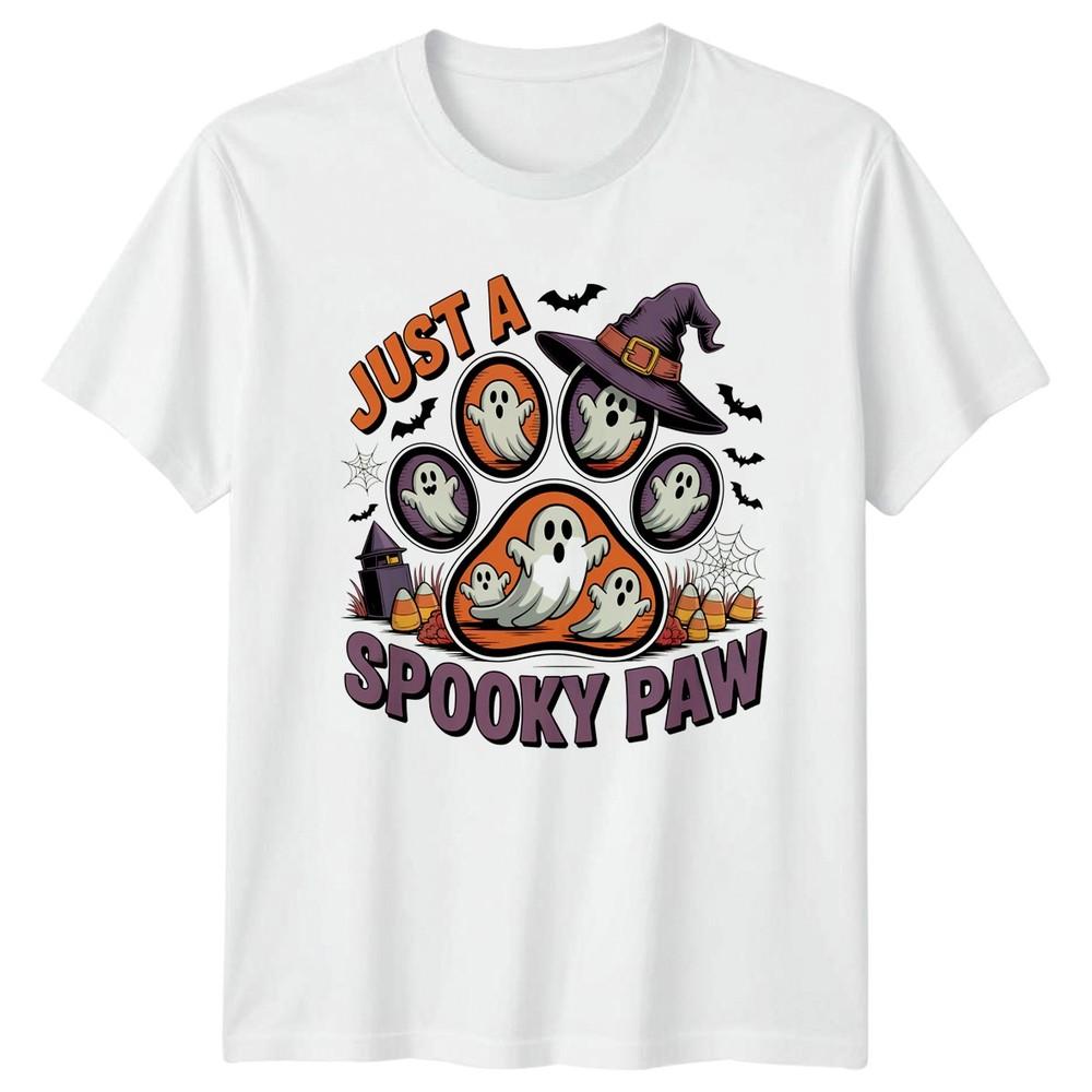 Just A Spooky Paw TShirt Pet Lover Halloween Gift For Him And Her S