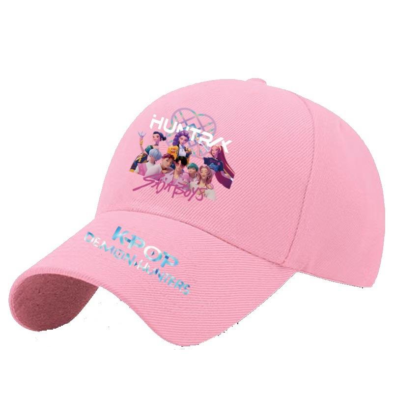 Kpop Hexe Jagd Mädchen Baseballkappe Student Frühling und Sommer Farbe Herren und Damen Baseballkappe Outdoor Western Stil All-Match Original Hut