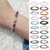 Women Bracelet Irregular Beads Decor Adjustable Length Non-fading Bracelet Wrist Jewelry Versatile