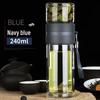 FUGUANG Double-layer Glass Tea Infuser Bottle