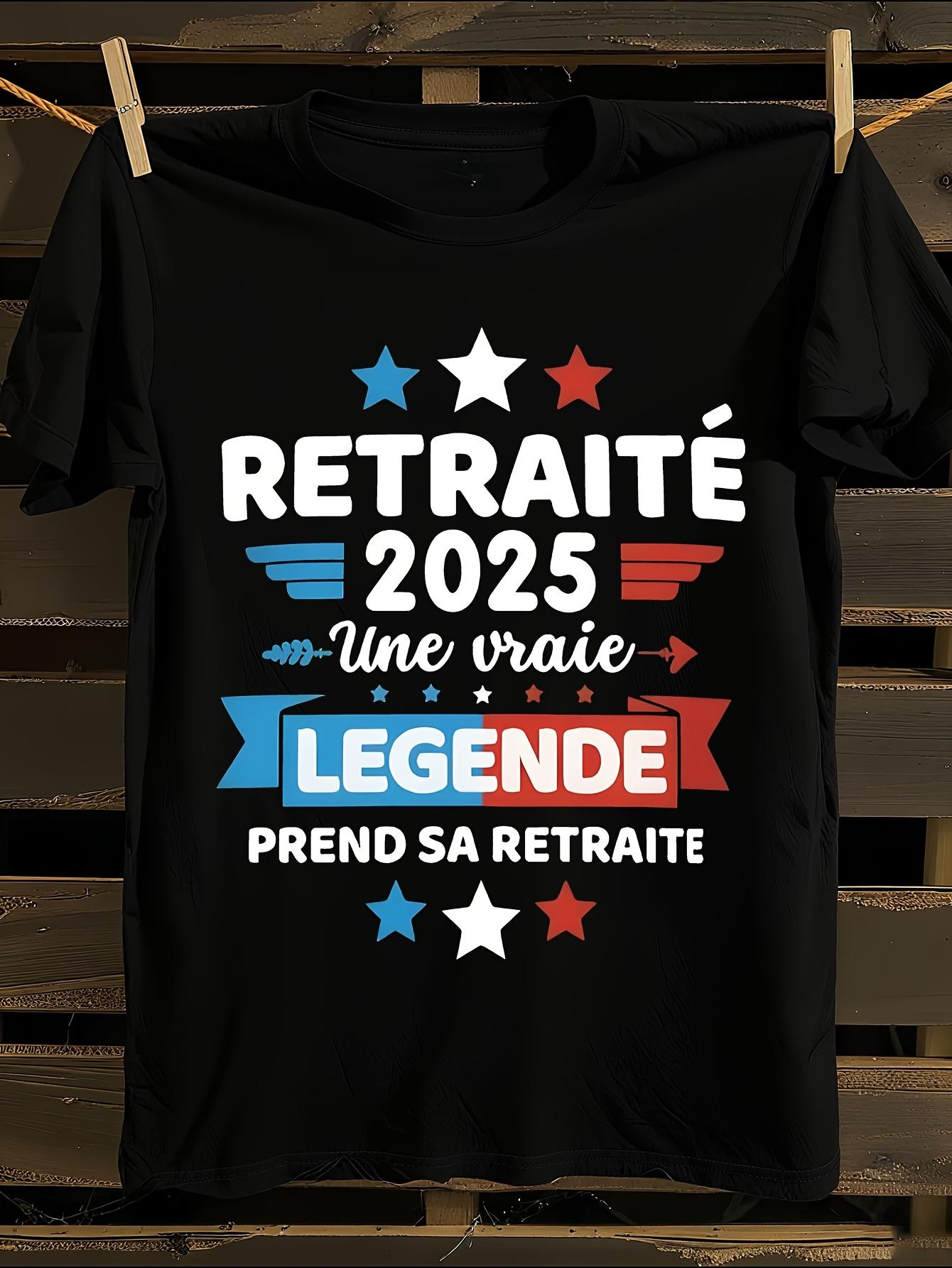 Vintage French Retirement T-shirt XXXXL