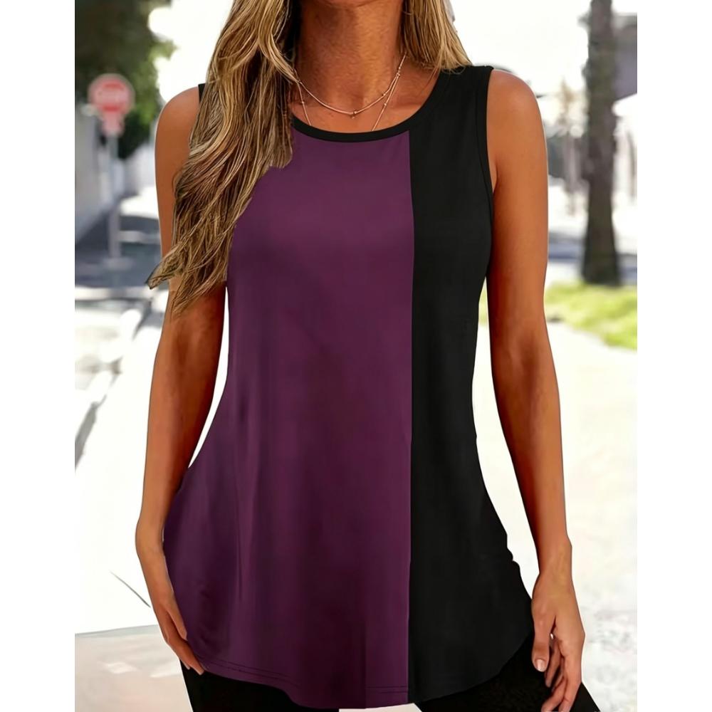 T-shirt Sleeveless T-shirt with round neck XL