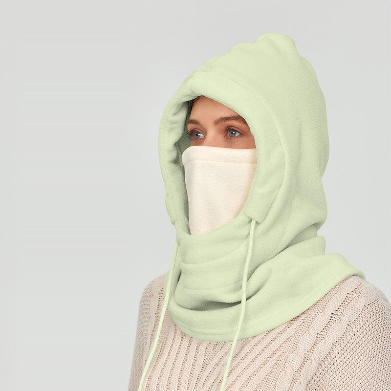 Winter Cycling Warm Hat & Windproof Neck Protector for Men and Women - Thickened Velvet Ski Mask