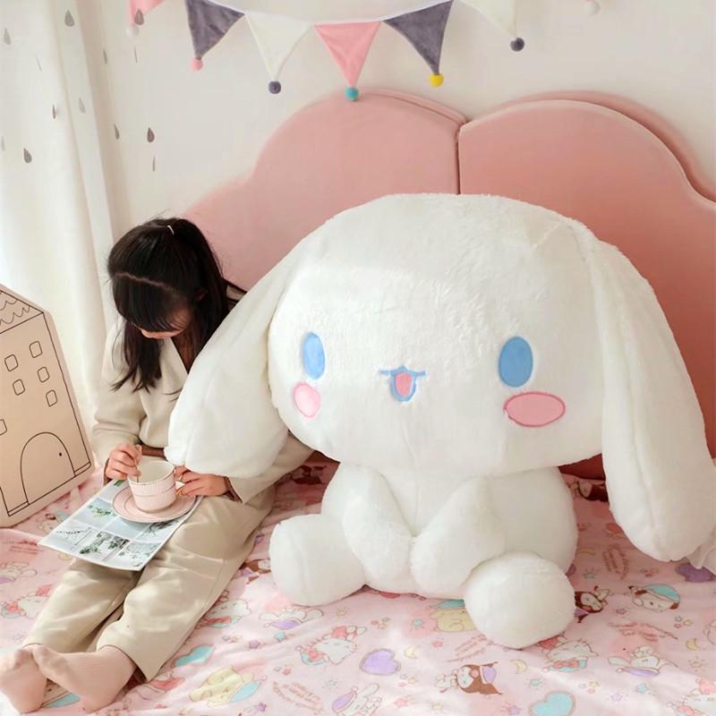 Japanese-Style Large Cute Dog Plush Doll - Perfect Sitting Pillow for Kids or Girlfriend's Birthday Gift