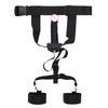 Waist  Belt with Detachable Dildo Handcuff Leather Harness Penis Holder Bondage Chastity Forced Orgasm Belt for Dildo Women