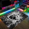 Bournemouth Football Design Crystal Velvet Carpet Cozy Non?Slip Printed Rug For Bedroom Living Room Entrance