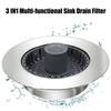 Kitchen Sink Drain Basket Anti Clogging Drain Stoppers Bounce Cores Sink Strainer Wash Basins Drain Filter Easy to Use