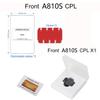 For 70mai Dash Cam A810s CPL Filter HD Lens Dust Protection Anti Glare CPL Filter for 70mai RC24 Rear Camera CPL Filter
