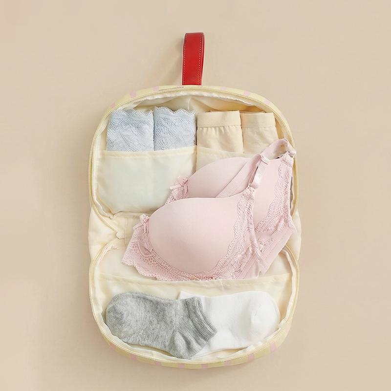 Portable Travel Bra Underwear Organizer Bags Multi-Function Storage Bag Toiletry Cosmetic Case Storage Bag For Intimate Clothes