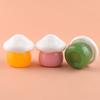 1Pcs 10Ml Portable Lip Gloss Empty Bottle Cute Mushroom Plastic Balm Container Jar Shaped Reusable Refillable Makeup Container