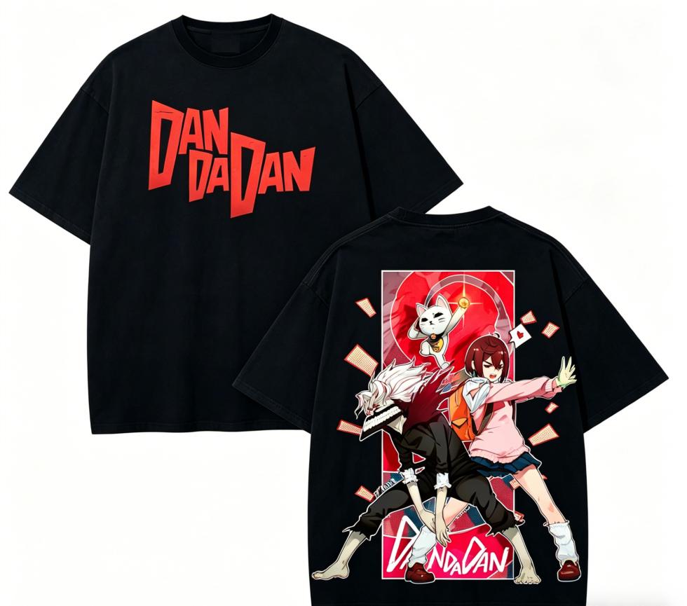 Dan Da Dan Anime Lover T shirt Year round clothing personality Clothes Plus Size Unisex New Model Couples high quality soft