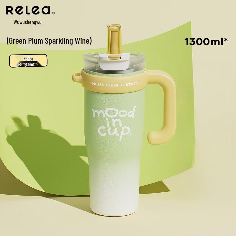 

Wushengwu 1.3L Stainless Steel Dual-Drink Insulated Tumbler