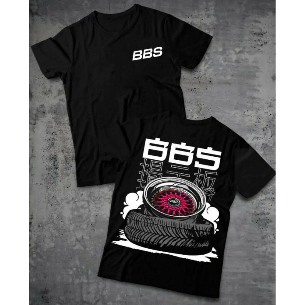 Gorąca Wyprzedaż Piasta Koła BBS Akcesoria Samochodowe Koszulka z Nadrukiem Graficznym Męska Damska Krótki Rękaw Luźny Casualowy Oversize Top Streetwear Moda Letnia Nowa Koszulka