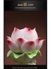 Lotus Ceramic Butter Lamp Holder for Buddhist Offerings - Candlestick & Candle Holder Ornament