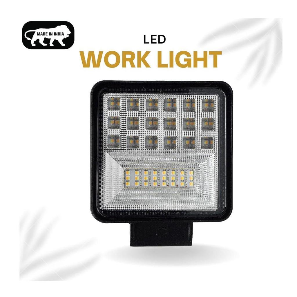 Traktori töötuled 4-tollised 126W LED-prožektorid, 12V–24V maastikusõidu tuled veoautole, ATV-le, UTV-le, paadile, pikapile, golfikärpile, lumepuhurile – 2 tk