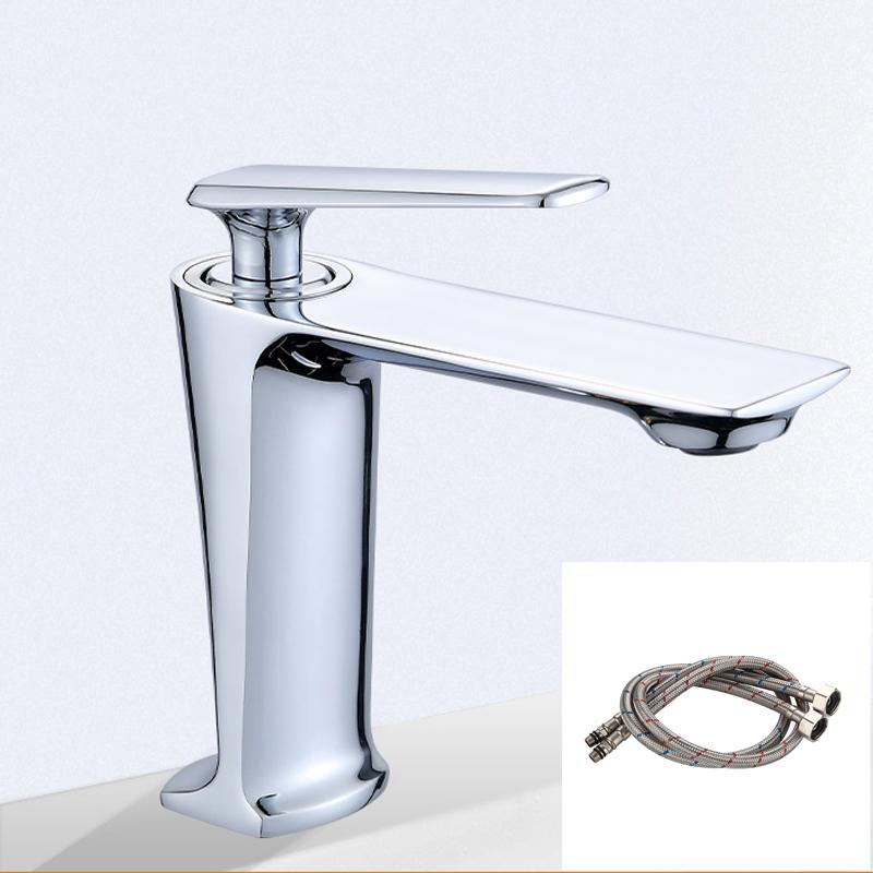 

Золотой смеситель для раковины, однорычажный смеситель для ванной комнаты, холодная и горячая вода, латунные краны для унитаза, аксессуары для ванной комнаты, хром