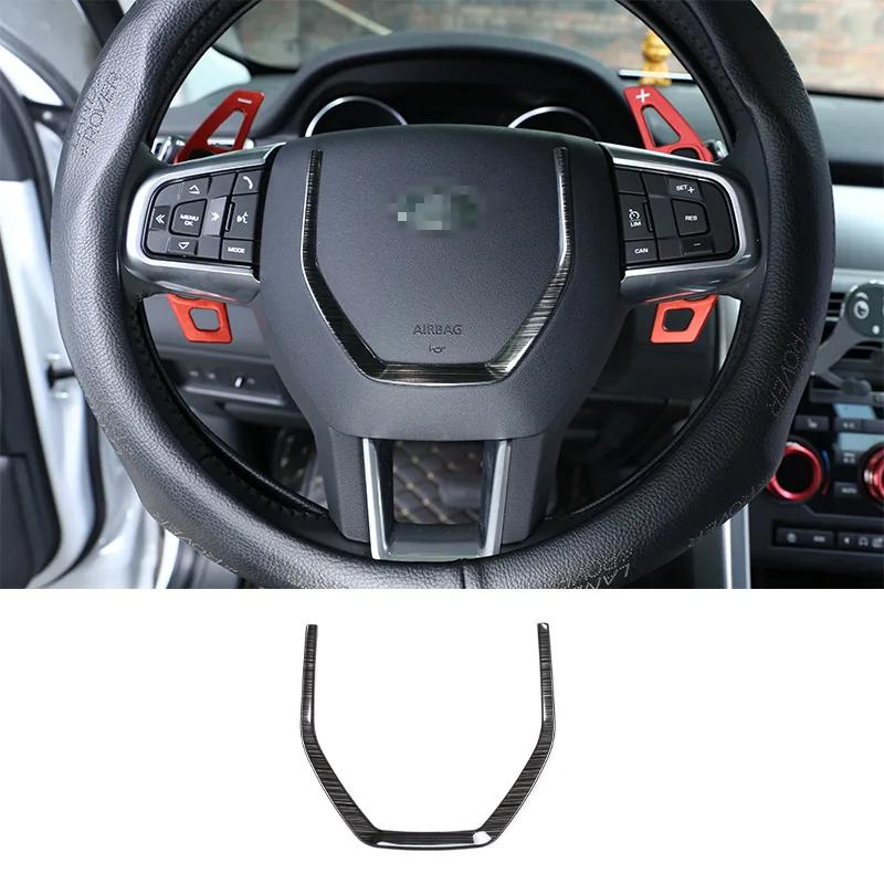 Stainless Steel Black Brushed Central Control Interior Decorative Sticker For Land Rover Discovery Sport 2015-19 Car Accessories