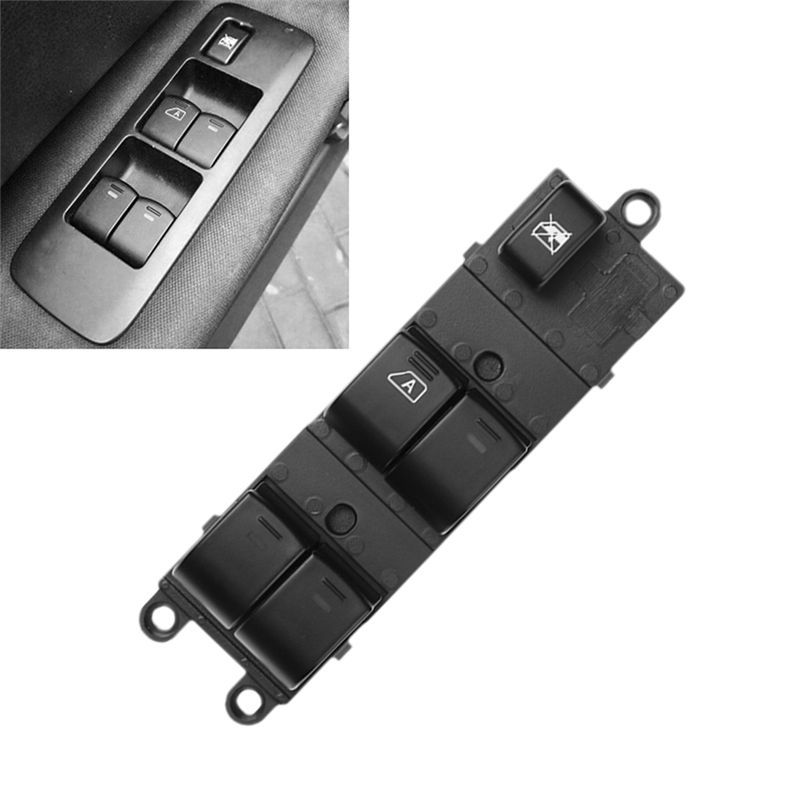 SXR-Car Front Left Master Power Window Switch Window Lift Switch 25401-BB65B Fornissan Navara D40 2004-2016