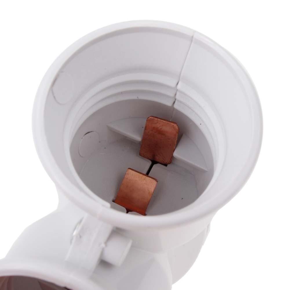 1PC Screw E27 LED Base Light Lamp Bulb Socket E27 To 2-E27 Splitter Adapter