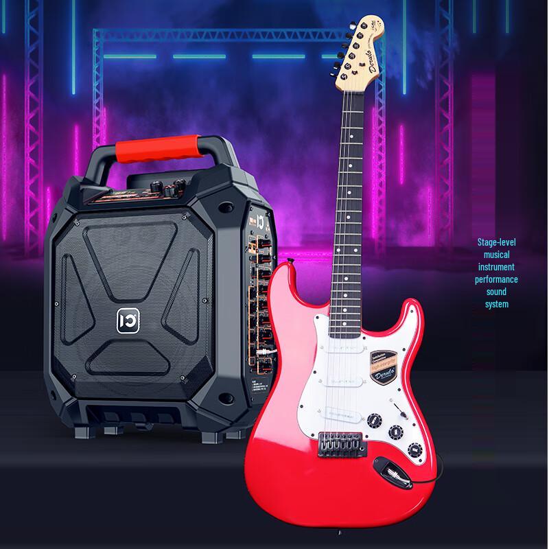 SHIDU K20 Outdoor Portable Bluetooth Trolley Speaker CN plug (adapter included) (CN version)