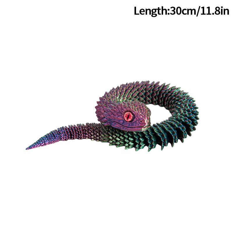 3D Printed Snake Dragon 3d Printed Figures New Year Decoration Traditional Table Ornament 3d Toys Gifts for New Year 2025
