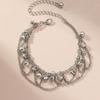 Women Anklet Bell Decor Adjustable Design Double-Layer Ankle Chain Sophisticated Ankle Accessory Jewelry Gift