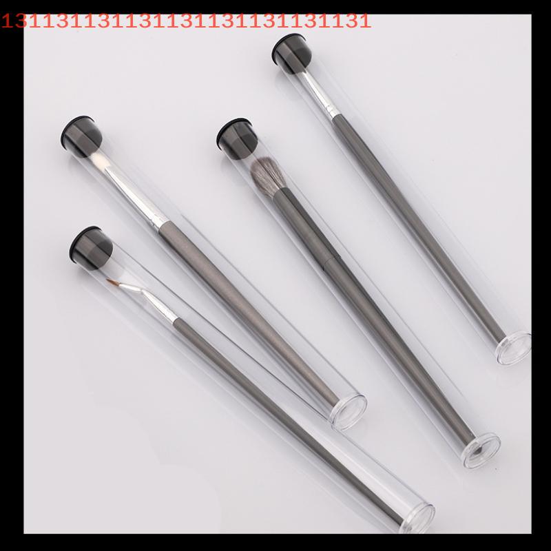 PVC Clear Cylindrical Storage Tube Rotating Pen HolderLightweight Makeup Brush Case Gift Packaging Box for Office&School Supplie