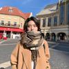Stylish 2024 Women's Winter Scarf: Cute, Versatile, Ins-Inspired, Niche Design, High-End, Neck Warmer