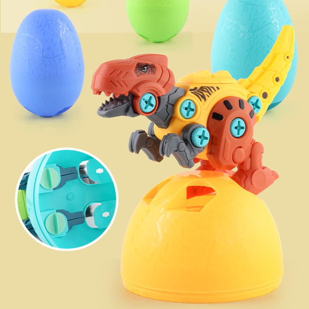 Dinosaur Toys for Kids STEM Construction Building Toys for Kids,with Toy Screwdriver Dinosaur Egg Toy Birthday Gifts for 3-8 Year Old Boys Girls