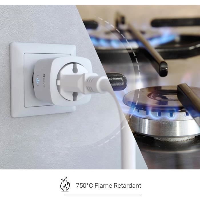 Smarte Steckdose - ezviz - t30-b - WLAN 10A - Verbrauchsanalyse - Programm, Timer - Energieeinsparung