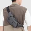 Pánská ležérní sportovní cestovní ledvinka lehká jezdecká náprsní velkokapacitní crossbody taška kapsa na telefon