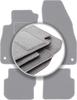 Gray Car Mats For: Alfa Romeo Mito Hatchback (2008-2019)