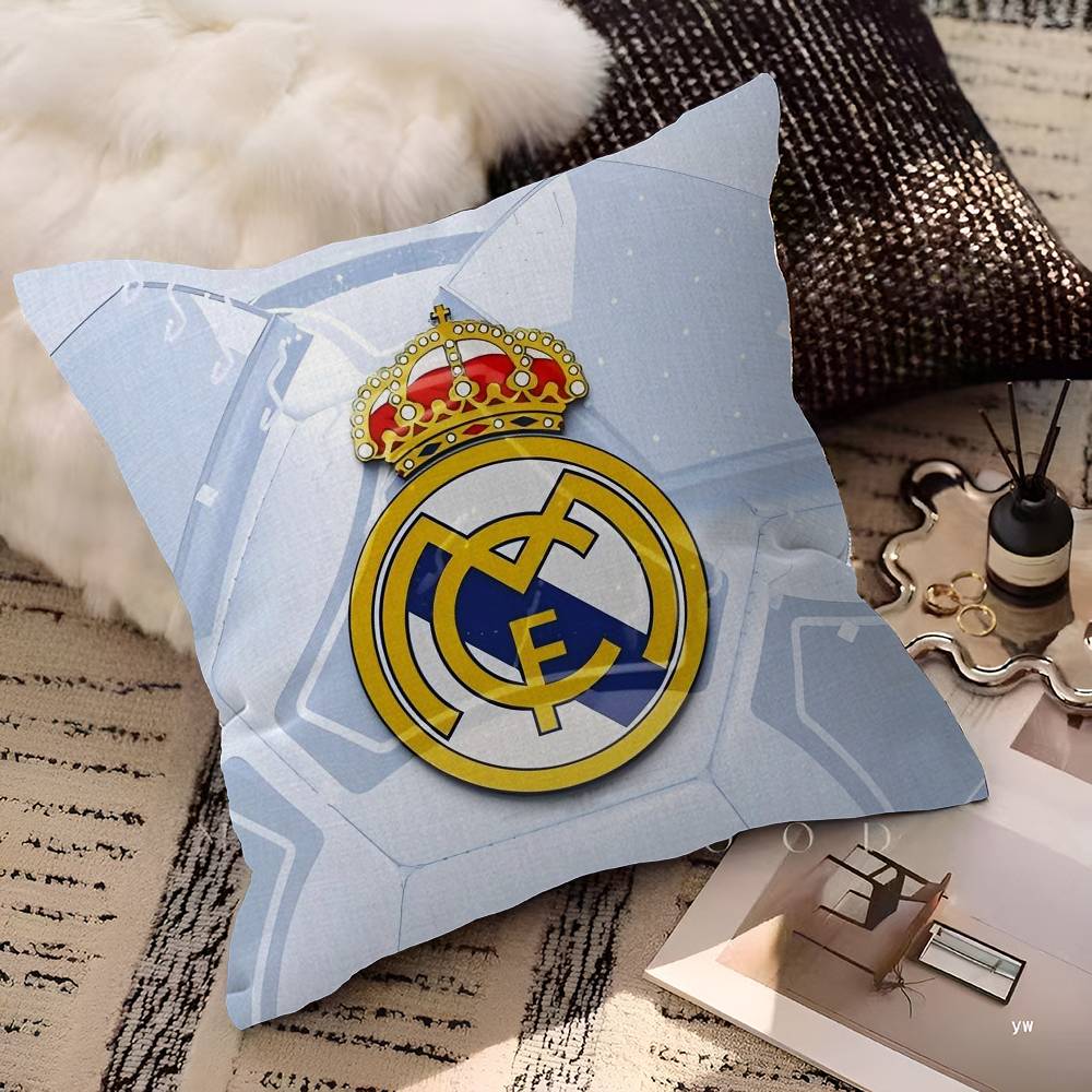 

R-RealS M-MadridS Логотип Вишивка Щасливий Дракон Наволочка Наволочка для Диванної Подушки Декор Кімнати Дитячий Подарунок 40cmx40cm