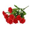 Artificial Carnation Flower with Stem 10 Head Home Office Table Centerpiece Wedding