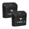 Car Vehicle Case Storage Box Black ABS Square Pressing Trash Can For Tesla Model 3 Model S Model X Y Roadster Performance