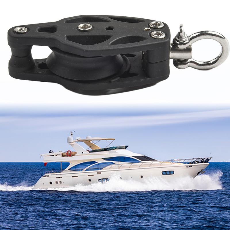 Heavy Pulley Marine Accessories Effective Load Management High Load Capacity Smooth Operation Sailboat Rigging