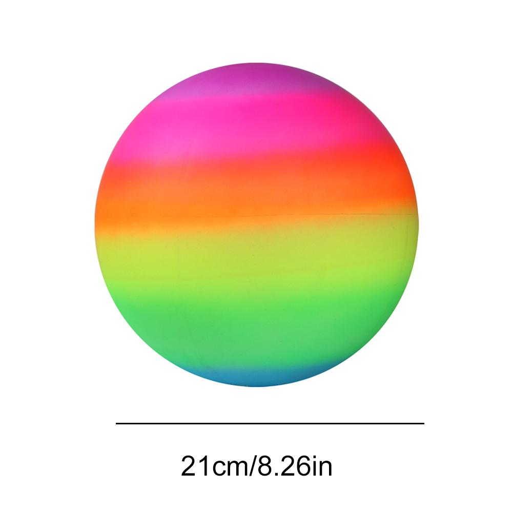 9 "color Soccer Basketball Rainbow Ball Color Inflatable Ball Ball Ball Inflatable Tour Beach Tennis Outdoor Volleyball