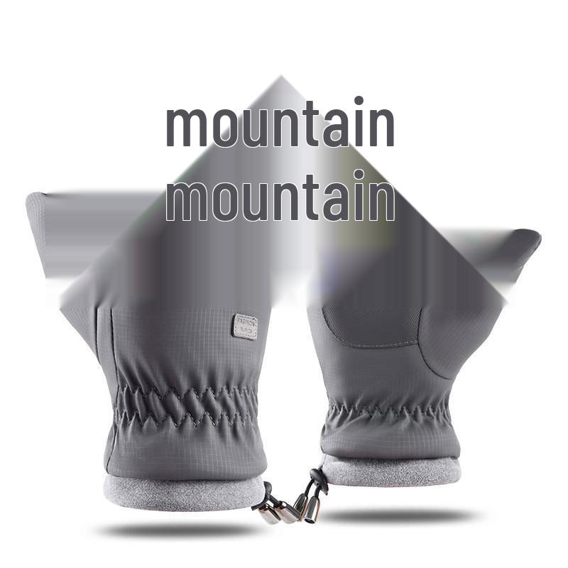 

Мужские ветрозащитные водонепроницаемые термоперчатки для велоспорта – сенсорные, нескользящие, удлиненные, утолщенные для осени и зимы. One Size