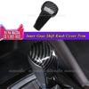Carbon Fiber Style Inner Gear Shift Knob Cover Trim Fit For Mazda CX-5 2017-2024