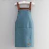 1Pcs Waterproof Kitchen Cooking Apron with Pockets Work Uniform Household Work Clothes  Women Men