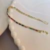 Layered Beaded Bracelets - Summer Minimalist Style for Women, Light Luxury, Simple, and Skin-Tone Enhancing.