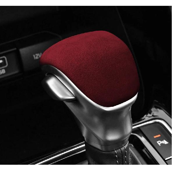 Alcantara Car Manual Gear Shift Grip Handle Knob Protective Cover Panel Shell Cap For KIA K3 Sportage KX1 2018
